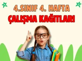 4.Sınıf 4.Hafta Çalışma Yaprakları