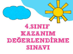 4. Sınıf Türkiye Geneli Değerlendirme Sınavı 24/04/2022