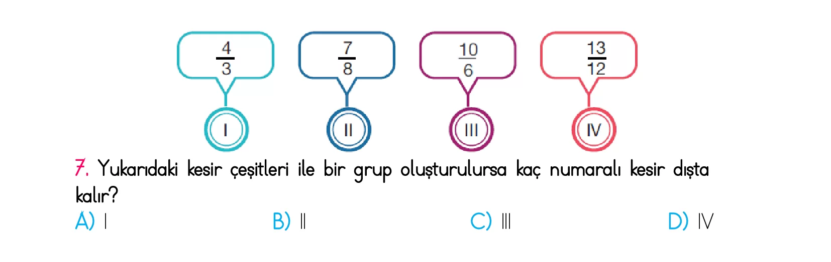 4. Sınıf Türkiye Geneli Kazanım Değerlendirme Sınavı 5