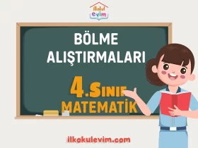 4.SINIF MATEMATIK BOLME ALISTIRMALARI