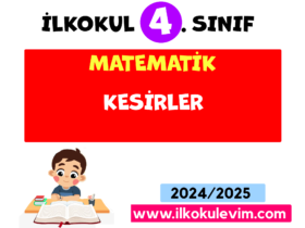 4.Sınıf Matematik Kesirler Etkinliği