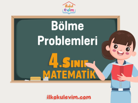 4.Sınıf Matematik Bölme Problemleri (PDF ve ONLİNE)