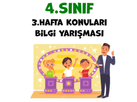 4.Sınıf 3. Hafta Bilgi Yarışması