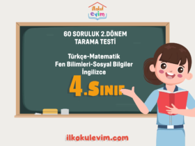 4. Sınıf 2. Dönem 60 Soruluk Tarama Testi