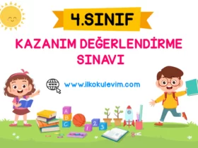 4. Sınıf Kazanım Değerlendirme Sınavı Mayıs 2025