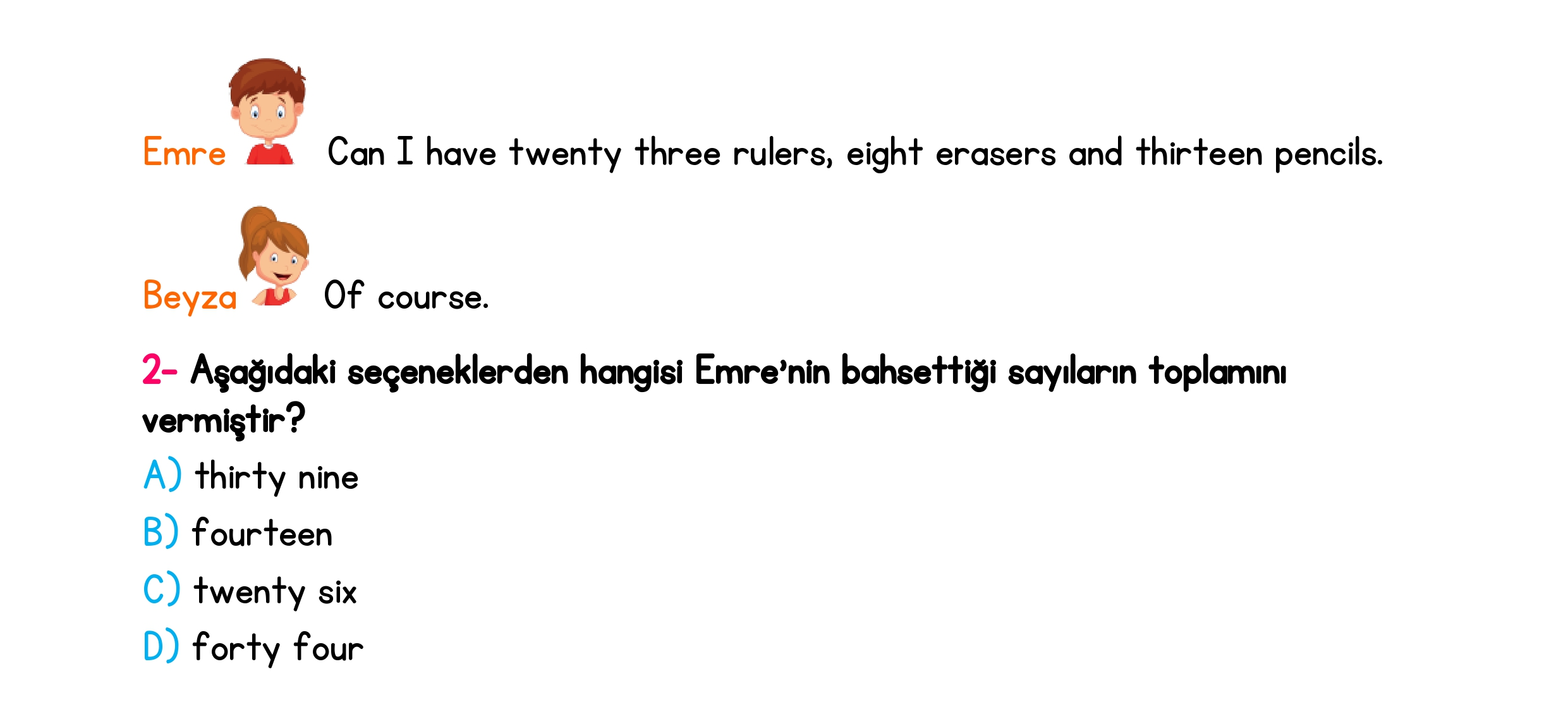 4. Sınıf Türkiye Geneli Ara Tatil Değerlendirme Sınavı