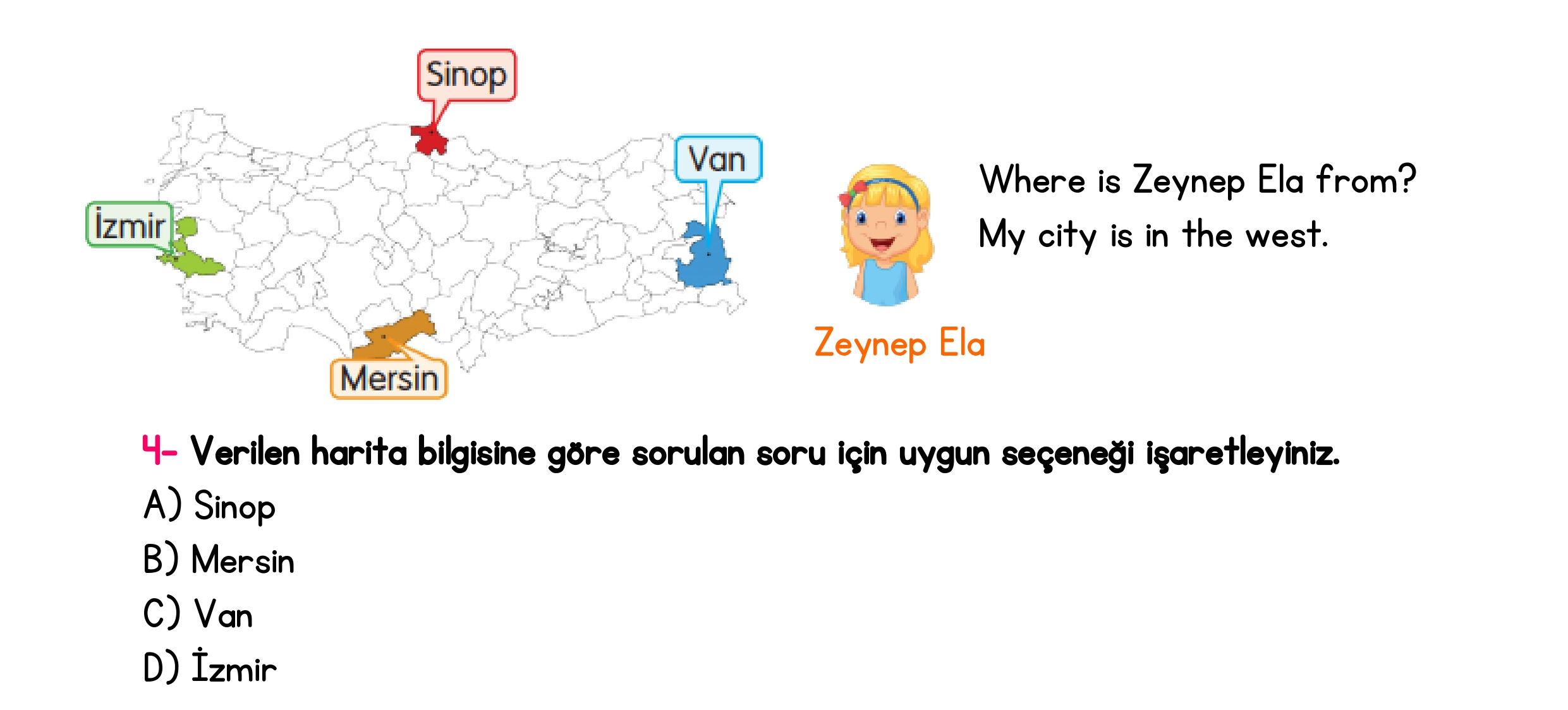 4. Sınıf Türkiye Geneli Ara Tatil Değerlendirme Sınavı