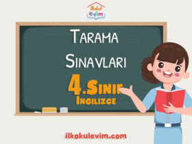 4. Sınıf İngilizce 1. Dönem Genel Değerlendirme Test Online