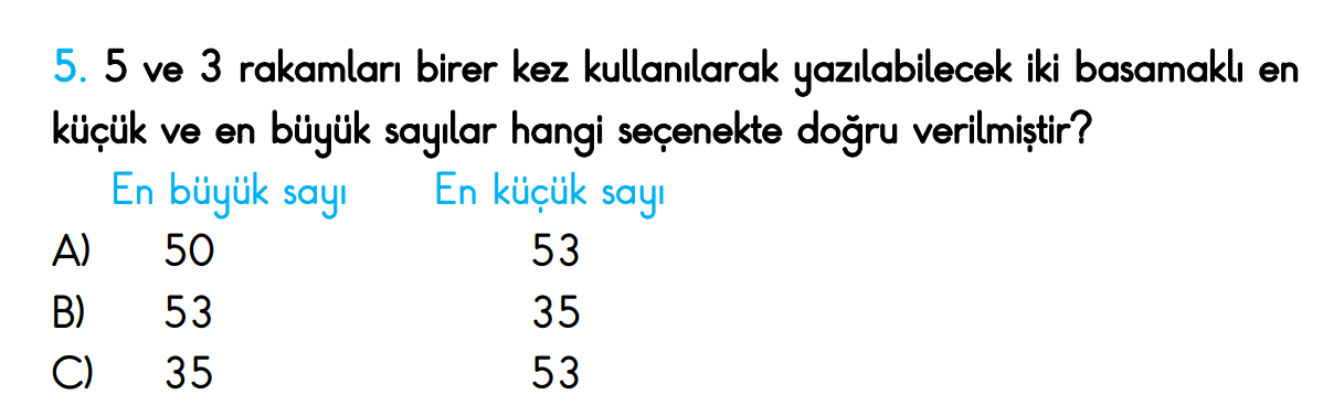 2.Sınıf Kasım Ara Tatil Değerlendirme Soruları