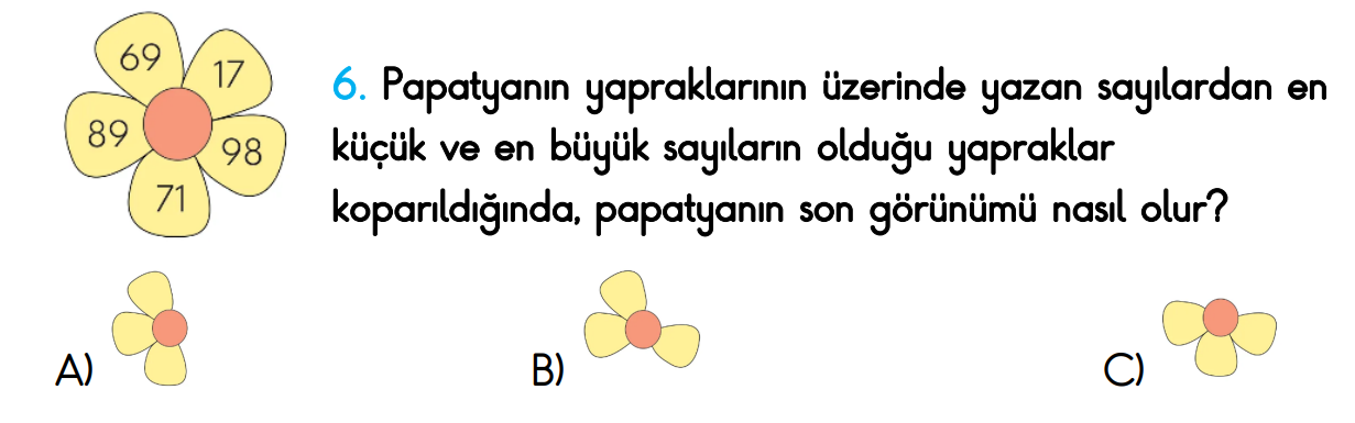 2.Sınıf Kasım Ara Tatil Değerlendirme Soruları