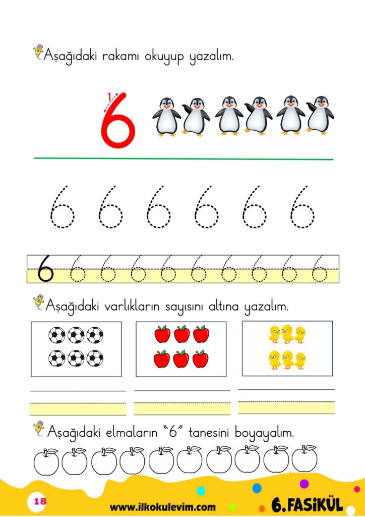 1. Sınıf L Sesi Fasikülü