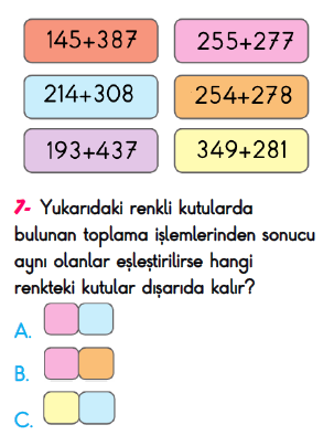 3.Sınıf Ekim Ayı Süreç İzleme Sınavı-3