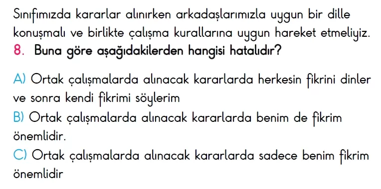 3. Sınıf Türkiye Geneli Süreç İzleme Sınavı-2 (ONLİNE ve PDF)