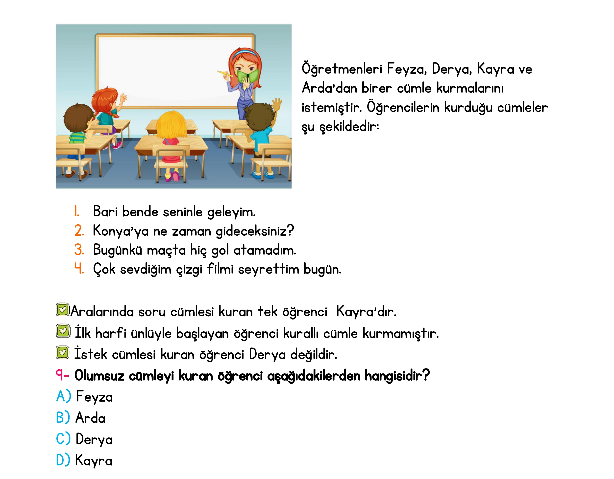 4. Sınıf Türkiye Geneli Ara Tatil Değerlendirme Sınavı