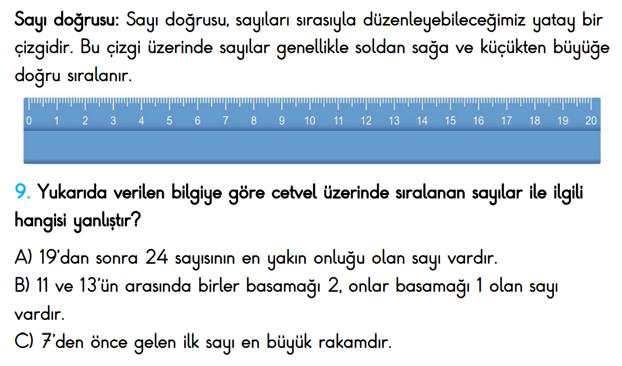 2.Sınıf Kasım Ara Tatil Değerlendirme Soruları