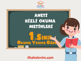 1. Sınıf A-N-E-T-İ Sesleri Hızlı Okuma Metinleri