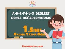 1. Sınıf A-N-E-T-İ-L-O Sesleri Genel Değerlendirme