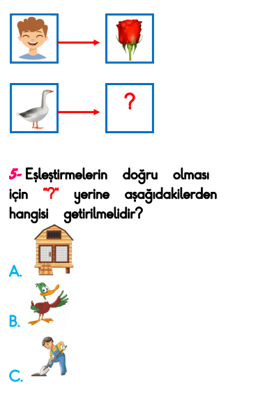 3. Sınıf Türkiye Geneli Kazanım Değerlendirme Sınavı 6