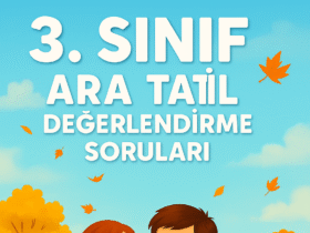 3.Sınıf Kasım Ara Tatil Değerlendirme Soruları