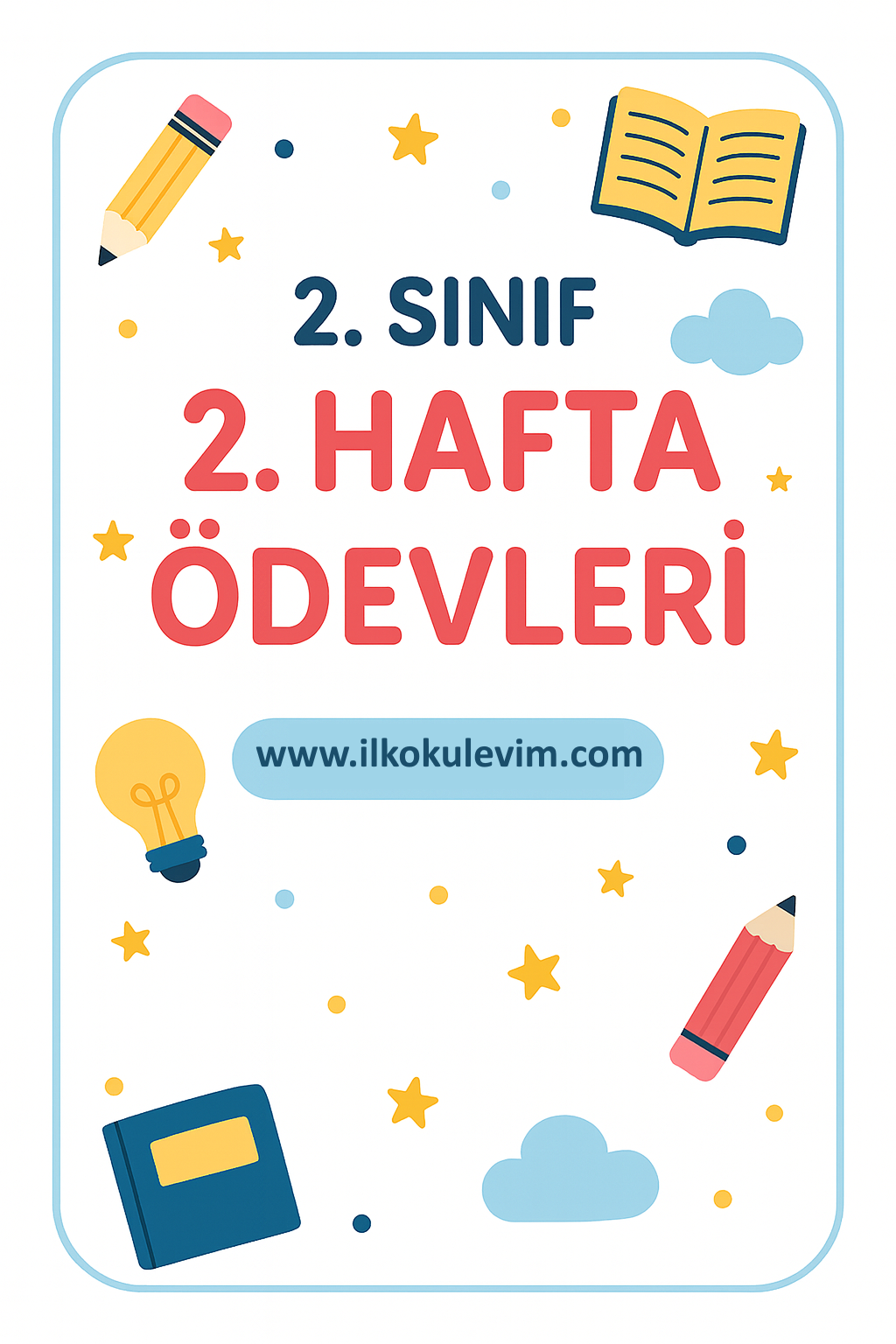 2.Sınıf 2.Hafta Ödevleri