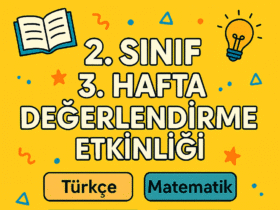2.Sınıf 3.Hafta Değerlendirme Etkinliği