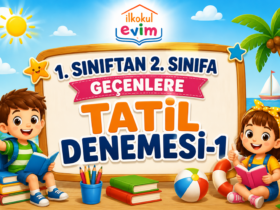 1.Sınıftan 2.Sınıfa Geçenlere Tatil Denemesi-1