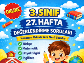 3.Sınıf 27.Hafta Değerlendirme Soruları