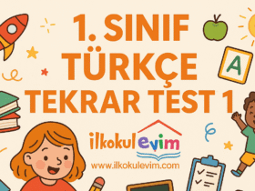 1. Sınıf Türkçe Tekrar Testi-1