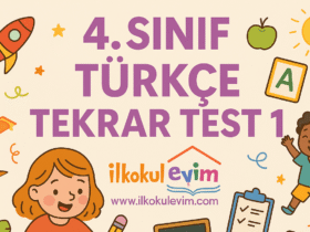 4.Sınıf Türkçe Tekrar Testi-1