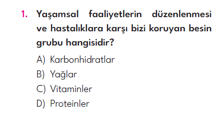 4.Sınıf 6. Hafta Değerlendirme Testi