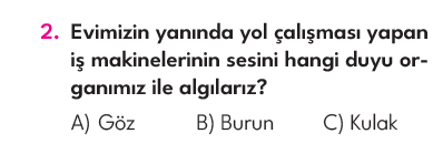 3.Sınıf 4. Hafta Değerlendirme Testi