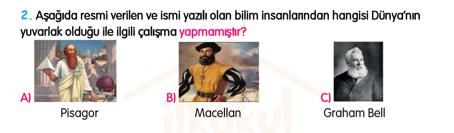 3.Sınıf Kasım Ara Tatil Değerlendirme Soruları