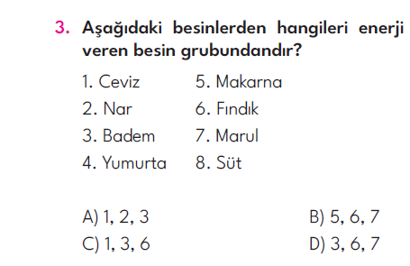 4.Sınıf 6. Hafta Değerlendirme Testi