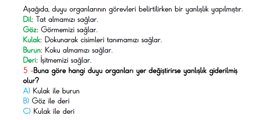 3.Sınıf 2.Dönem Türkiye Geneli Hazırbulunuşluk Sınavı