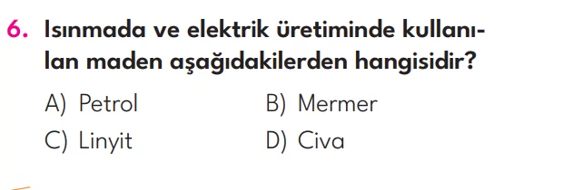 4.Sınıf 2. Hafta Değerlendirme Testi