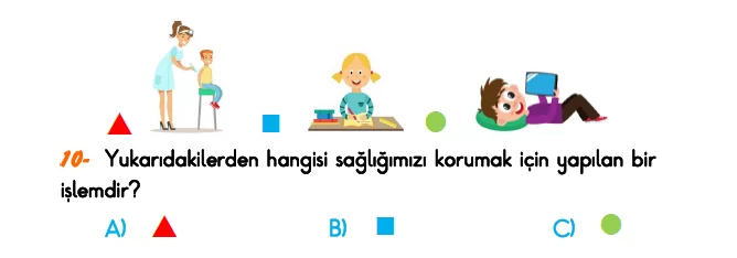 1. Sınıf Türkiye Geneli Kazanım Değerlendirme Sınavı 3