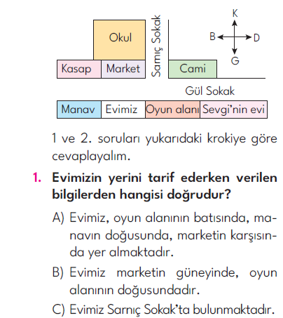 3.Sınıf 4. Hafta Değerlendirme Testi