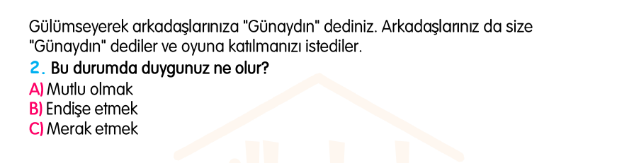 3.Sınıf Kasım Ara Tatil Değerlendirme Soruları