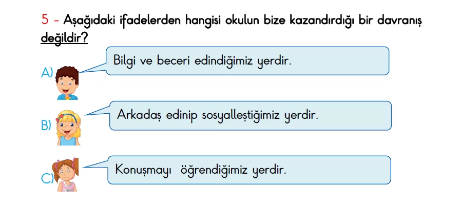 3.Sınıf 2.Dönem Türkiye Geneli Hazırbulunuşluk Sınavı