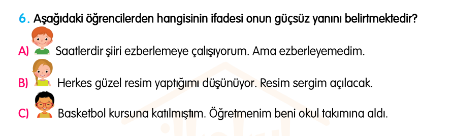 3.Sınıf Kasım Ara Tatil Değerlendirme Soruları