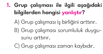 2.Sınıf 5. Hafta Değerlendirme Testi