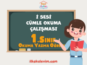 1. Sınıf İ Sesi Cümle Okuma Çalışması