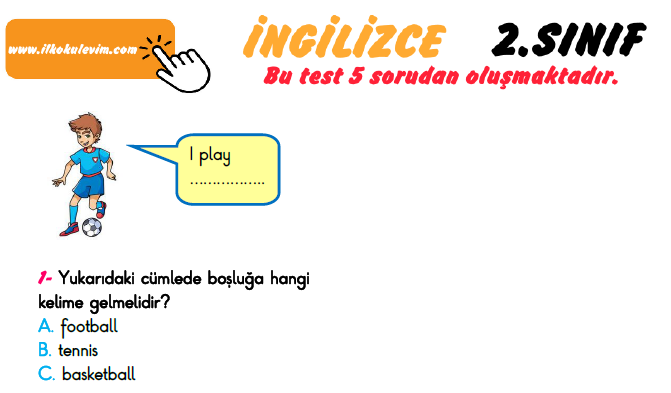 2. Sınıf Türkiye Geneli Kazanım Değerlendirme Sınavı 6
