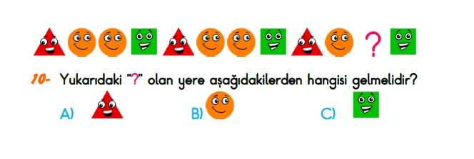1. Sınıf Kazanım Değerlendirme Sınavı 20 Mayıs 2023