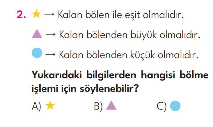 3. Sınıf 16. Hafta Değerlendirme Sınavı