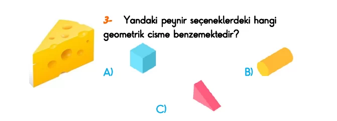 1. Sınıf Türkiye Geneli Kazanım Değerlendirme Sınavı 3