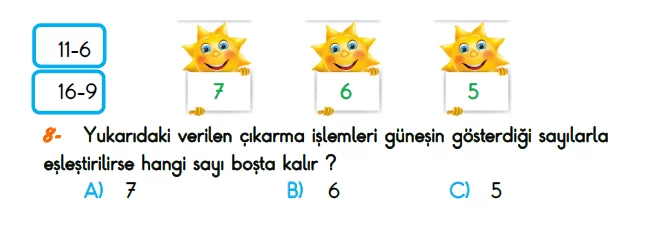 1. Sınıf Kazanım Değerlendirme Sınavı 20 Mayıs 2023