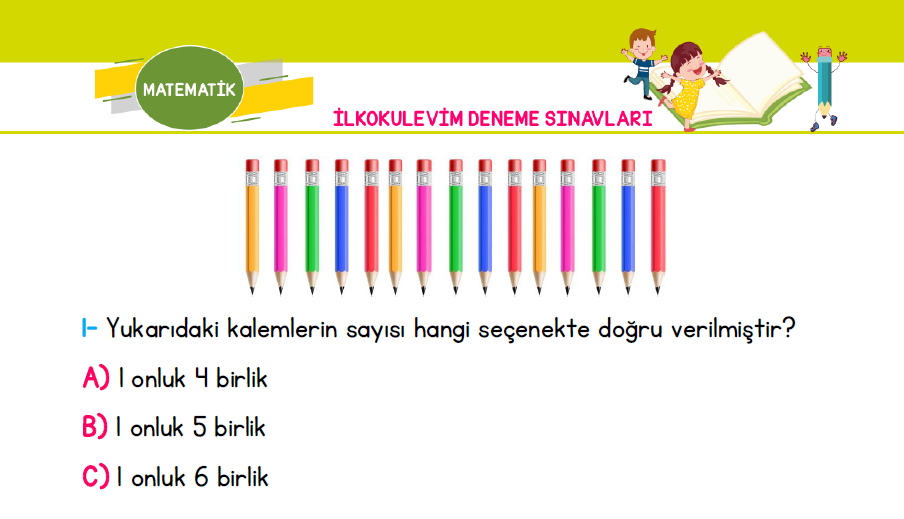 1.Sınıf Türkiye Geneli 1.Dönem Genel Değerlendirme Sınavı