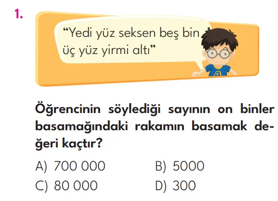 4.Sınıf 2. Hafta Değerlendirme Testi