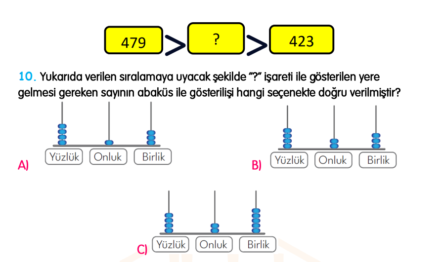 3.Sınıf Kasım Ara Tatil Değerlendirme Soruları